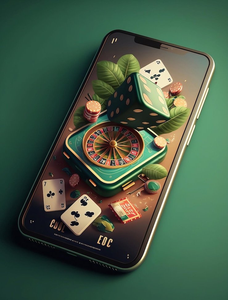 Pemandangan pengguna mobile menikmati berbagai permainan dan konten sport di perangkat ponsel